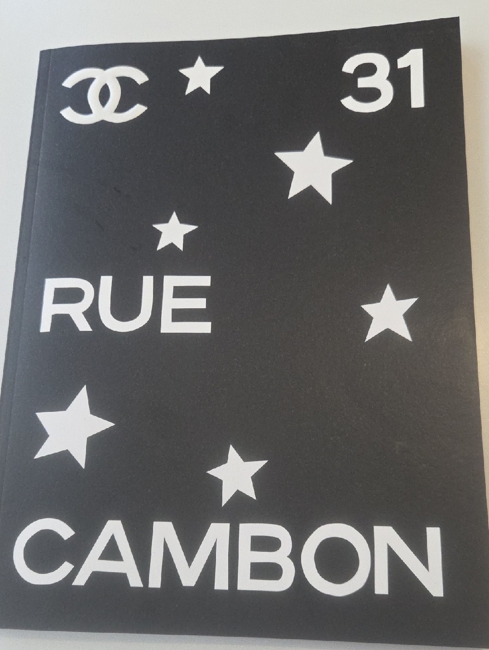 CHANEL Black & White Rue Cambon Star Book